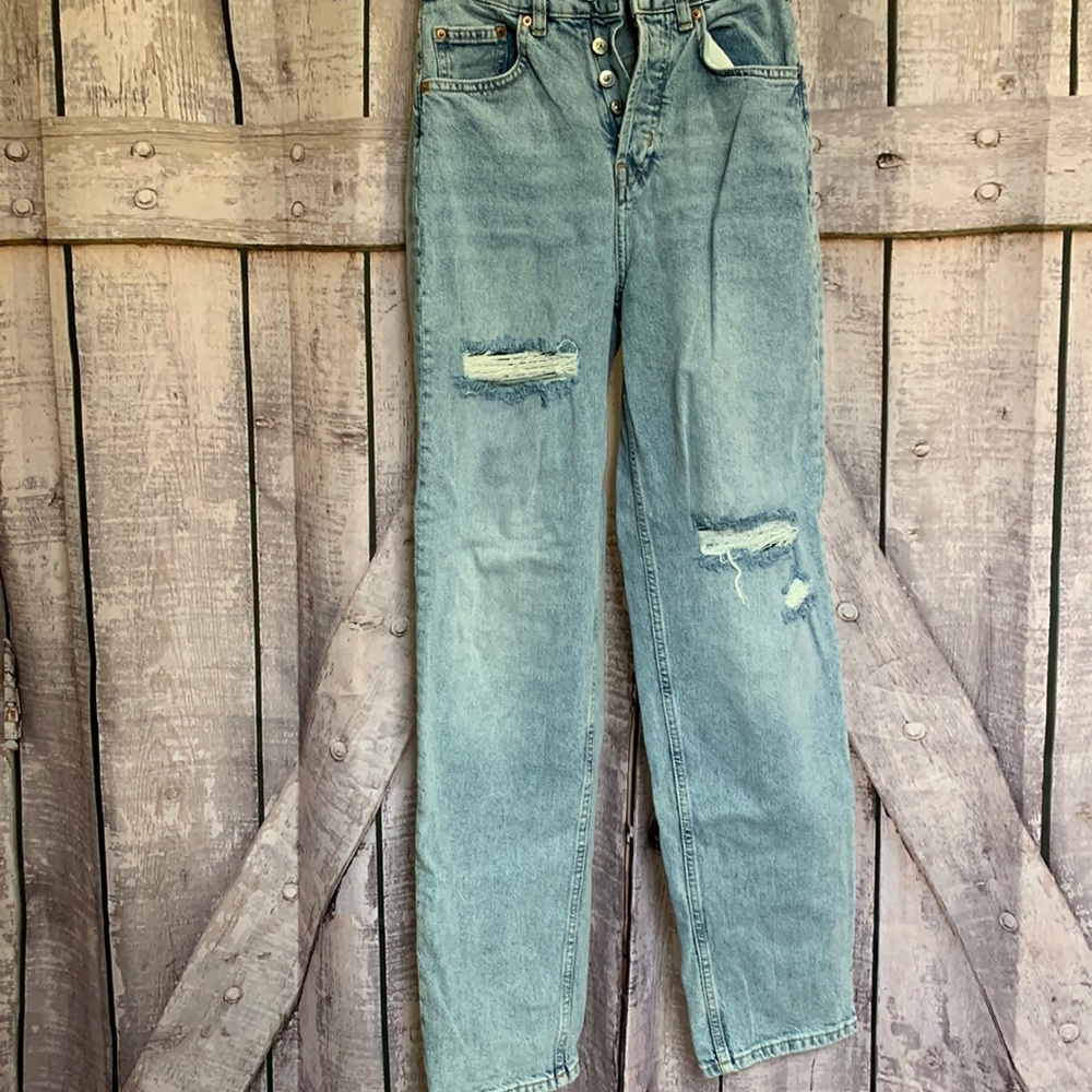 straight jean size 2